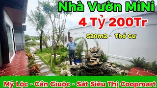 ✅ Nhà Vườn Siêu Đẹp - Mỷ Lộc - Cần Giuộc - Sát Siêu Thị Coopmart - Đúng 4 Tỷ 200Tr - 500m2 Thổ Cư