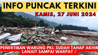 INFO PUNCAK TERKINI Penertiban Warung PKL Tahap Pertama sudah Selesai