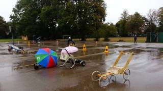 Reigate District Cubs Push carts racing 8s