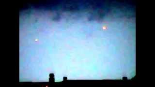 UFO over Houses \ НЛО над домами