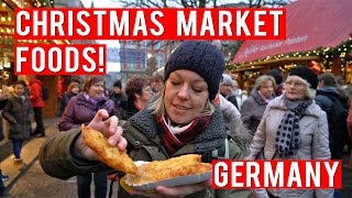 FOODS TO EAT AT A GERMAN CHRISTMAS MARKET!