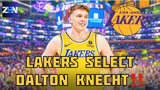 Lakers Select Dalton Knecht, Steal Of The NBA Draft, WHATS NEXT?