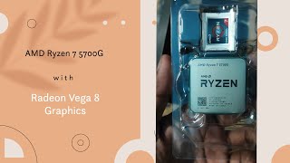 Ryzen 7 5700g Unboxing #Ryzen