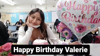 Happy Birthday Valerie