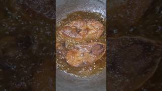 frying ilish fish for lunch ||ইলিশ মাছ ভাজা 😋#shorts #frying #ilishmaach #ilishfry #food