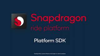 Snapdragon Ride SDK Platform SDK Tutorial