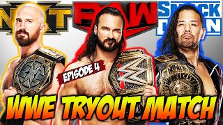 WWE 2K22 MyRise Playthrough - WWE Tryout Match Gets Hilariously Heated!!!