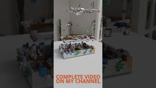 Lego MOC - Medieval Outpost Second Floor (part-3)- Digital Speed Build - #shorts