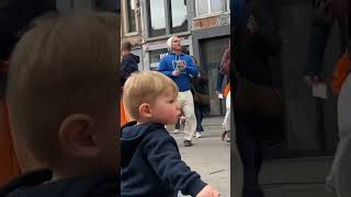 2 Years old Boy Dancing in Hare Krishna Kirtan♥️♥️♥️ #shorts #harekrishna