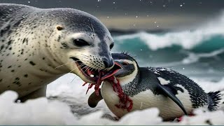 unbelievable Life Of  Penguins |seal leaopard Encounter