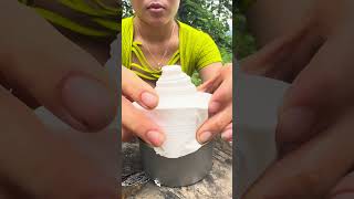 Use canned oil for cooking #camping #survival #bushcraft #outdoors #marusya #shiklina