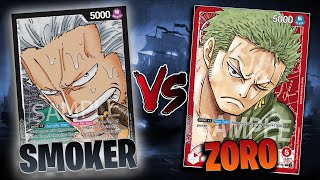 SMOKER VS ZORO - ONE PIECE CARD GAME ONLINE - OP01 - OP02