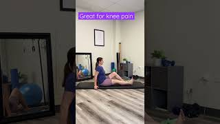 Leg Exercise For Beginners with knee pain ➡️ Knee Paon Relief #kneepainexercise #runnersknee #shorts