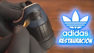 [ASMR] COMO LIMPIAR Y RESTAURAR SNEAKERS, CUSTOM ADIDAS