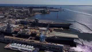 Aircraft Carrier John F. Kennedy conducts catapults dead-load tests