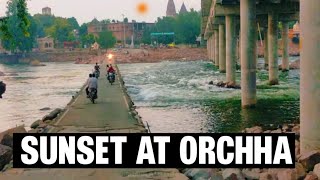 Orchha River Sunset l beautifull Nature Orchha l