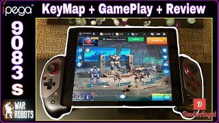 iPega 9083S Bluetooth Game Controller KeyMap + Gameplay ( War Robots PUBG ) & Review iPad / iPhone