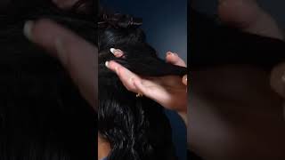 Twist & Spray! See Full ASMR Curly Hair Sleek & Braided Style #hairstyling #asmrrealperson #relaxing