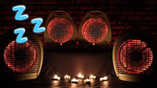 😴🍃 4X Deep Fan Heater Sounds with 528 Hz and 777 Hz Positive Body & Mental Healing Frequencies