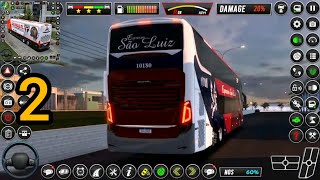 Coach Bus Driving : Bus Games - Offroad Bus Simulator - New Bus Games - Android & ios Gameplay