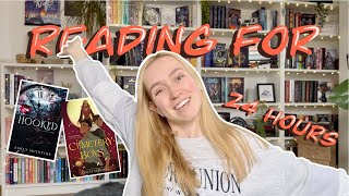 I READ FOR 24 HOURS | WELL I TRIED | READING VLOG