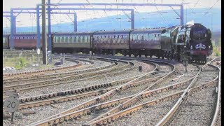 'The Great Britain XIV' rail tour - SR  No. 35018 'British India Line' - Newcastle - 22nd April 2022