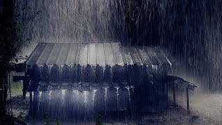 Heavy Rainfall on Tin Roof to Calm Your Mind | Perfect Sounds for Relaxation & Deep Sleep