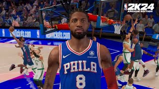 PAUL GEORGE TO PHILADELPHIA 76ERS! | NBA2K24 Arcade Edition Gameplay