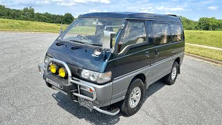 1992 MITSUBISHI DELICA STAR WAGON 4WD SUPER EXCEED P35W - TURBO DIESEL - 4WD - JDM - WALK AROUND