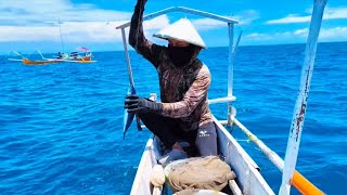 mancing menggunakan umpan tonda dan umpan corro2(umpan berputar)