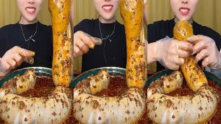 【ASMR MUKBANG]豪華吃播,红烧牛波凌盖&红烧肉&猪油拌饭,滿嘴醬香,一口接一口好 吃到停不下來 seafood eating show, seafood asmr mukbang #184