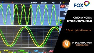 Solar Inverter Phase Aligning with the Grid (Fox 10.5)