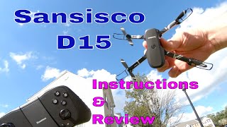 Sansisco D15 Mini Foldable Drone Quadcopter Review