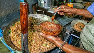 PENJUAL E GALAK TAPI YANG BELI SAMPAI NGANTRI!!SEKALI GORENG NASI 35 PORSI-NASI GORENG CAK YO KUMIS