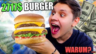 ICH REISE UM DIE WELT FÜR DIESEN BURGER😨🍔(LOHNT ES SICH❓)