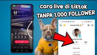 Cara Live Tiktok Tanpa 1000 Follower Terbaru ! 100% Berhasil