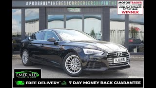 2018 18 AUDI A5 1.4 SPORTBACK TFSI SE 5D 148 BHP/HJ18 NBL