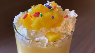 Mango mastani recipe |mastani drink recipe |mango mastani in one min |how to make mango mastani