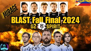 BLAST Fall Final 2024, Quarterfinals: GAME Two G2 vs Spirit Mirage