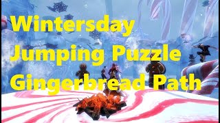 Guild Wars 2 Wintersday Jumping Puzzle - Gingerbread Path