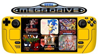 10 Mega Drive Games Tested on Genesis Plus GX | Mega Drive Emulation Steam Deck | SteamOS