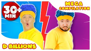 Fake DB Heroes | Mega Compilation | D Billions Kids Songs