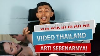 Video Thailand Viral, Ini Arti Video Sebenarnya #LaguThailand #Trending