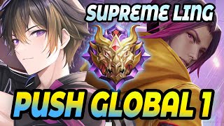 PUSH GLOBAL 1 LING - Mobile Legends Indonesia Vtuber