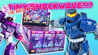 TINY SHOCKWAVE?!? BLOKEES Transformers WAVE 4 MYSTERY Boxes LIVE Unboxing/Build