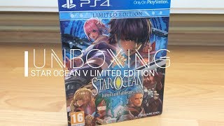 Unboxing Star Ocean: Integrity and Faithlessness Limited Edition PS4