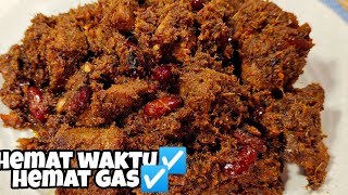 CARA MASAK RENDANG AGAR HEMAT WAKTU & GAS TANPA MENGURANGI KENIKMATANNYA