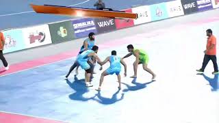 Heera Butt in world kabaddi league 2014 vs California Eagles..