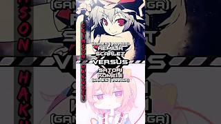 Remilia Scarlet vs Satori Komeiji (Touhou Debate) | Collab with @hibiki9808 #shorts