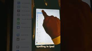 How to enable spell check on ipad pro. #ipad #shorts #urjittech #youtubeshorts